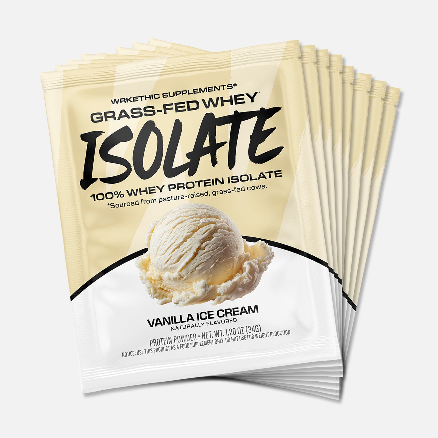 Grass-Fed Whey Isolate (Single Serving Packets)